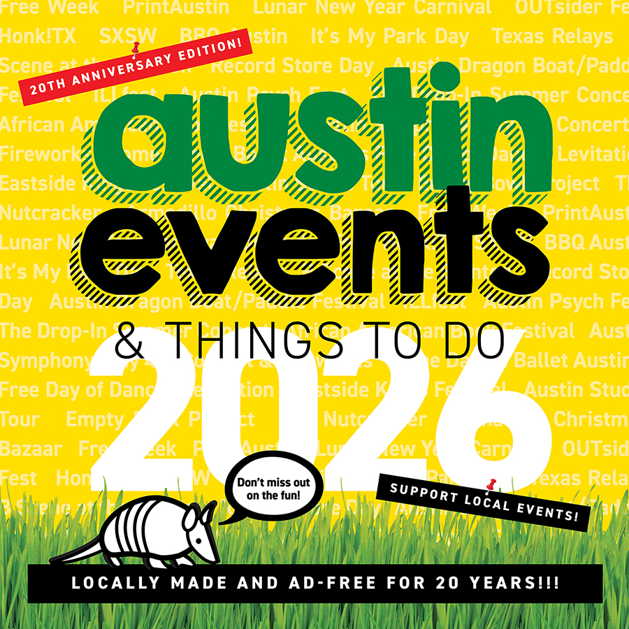 Austin Events 2026 Wall Calendar